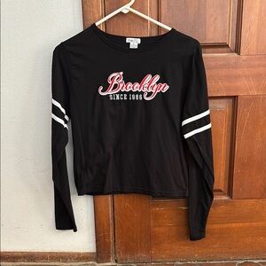 Black Brooklyn Long Sleeve Shirt by